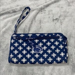 VERA BRADLEY PSU Front Zip Wristlet